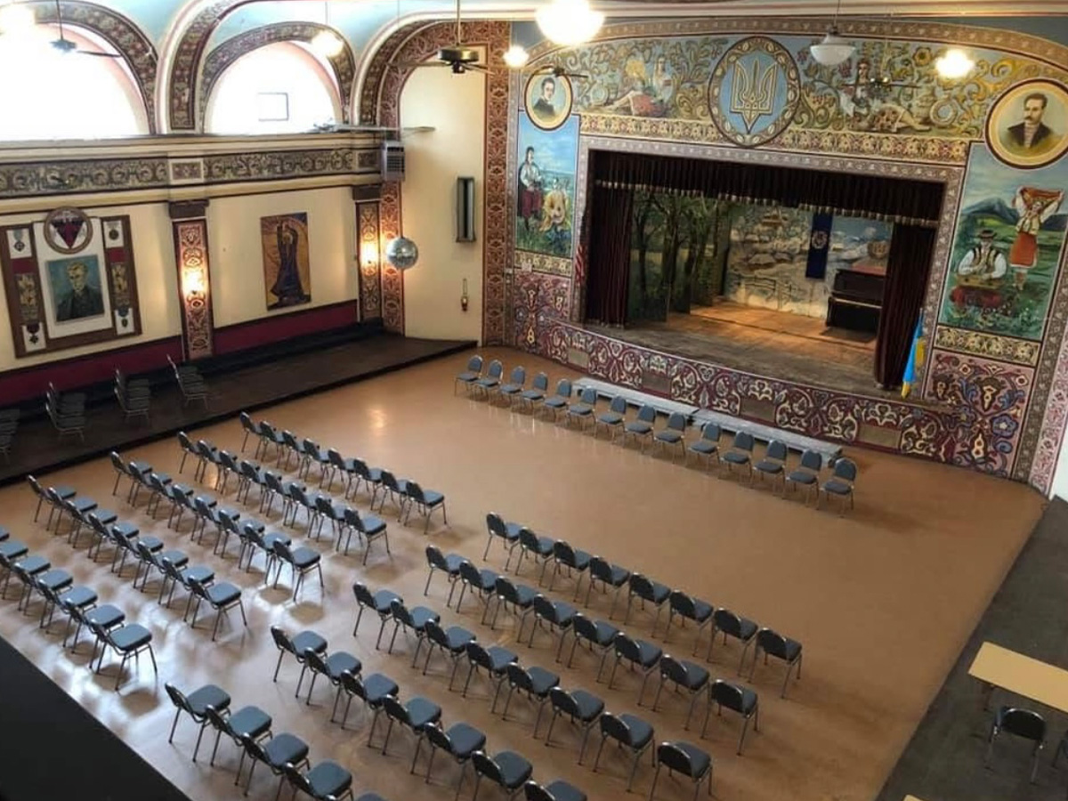 Dnipro Ukrainian Cultural Center, The Ballroom Hall event space located in Buffalo, NY.