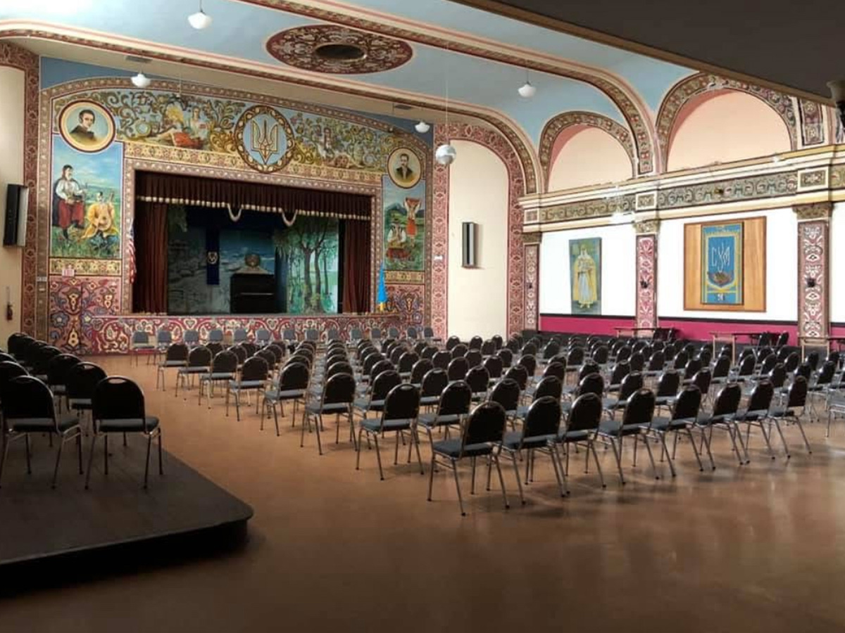 Dnipro Ukrainian Cultural Center, The Ballroom Hall event space located in Buffalo, NY.